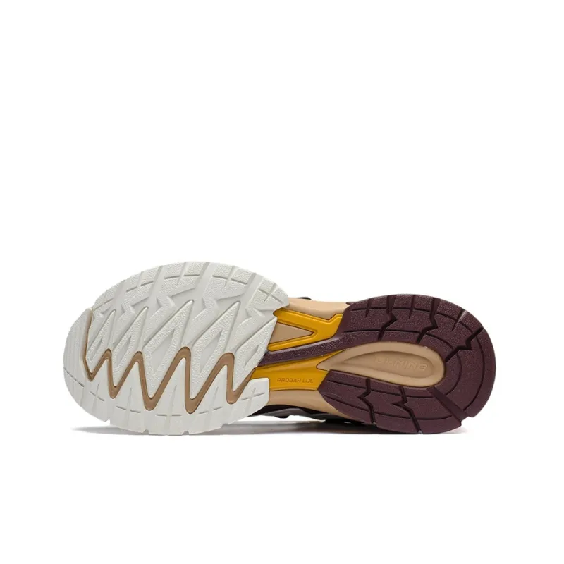 LiNing Prowler V2 Cushioning Rebound Low-Top Running Shoes Men's Red Cedar Brown Reflective Outdoor-6