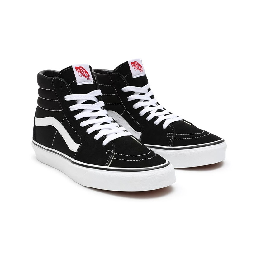 Sk8 Vans-Hi Wide 'Black White' US M 8 - POIZON