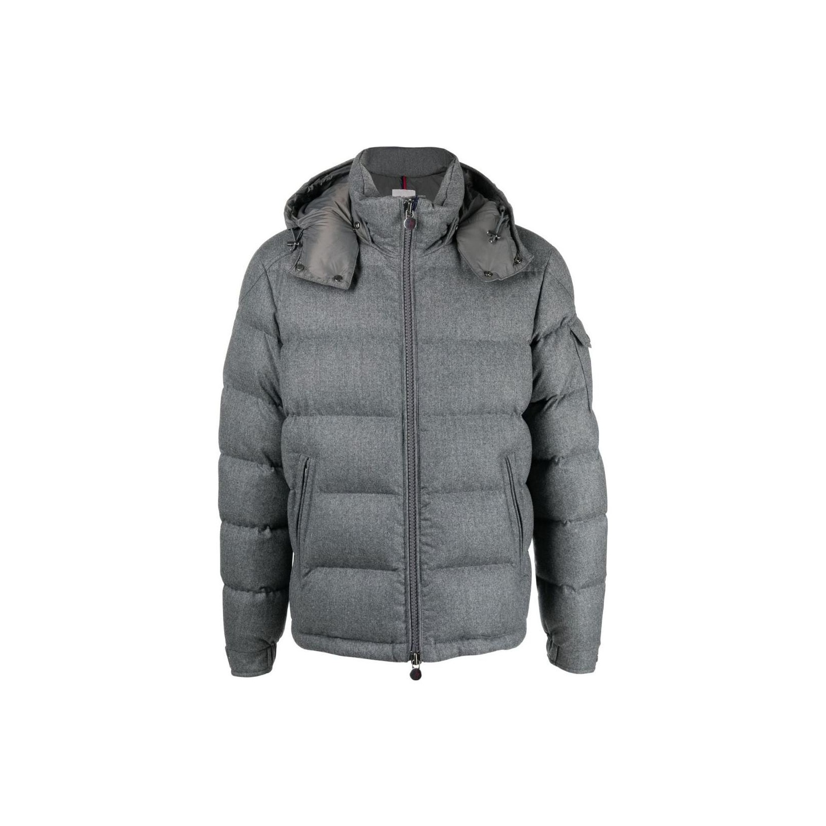 Moncler Men s Montgenevre Down Parka Jacket Black Wool Jackets