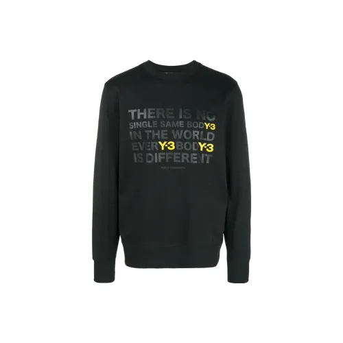 Y-3 Sweatshirts Men Black