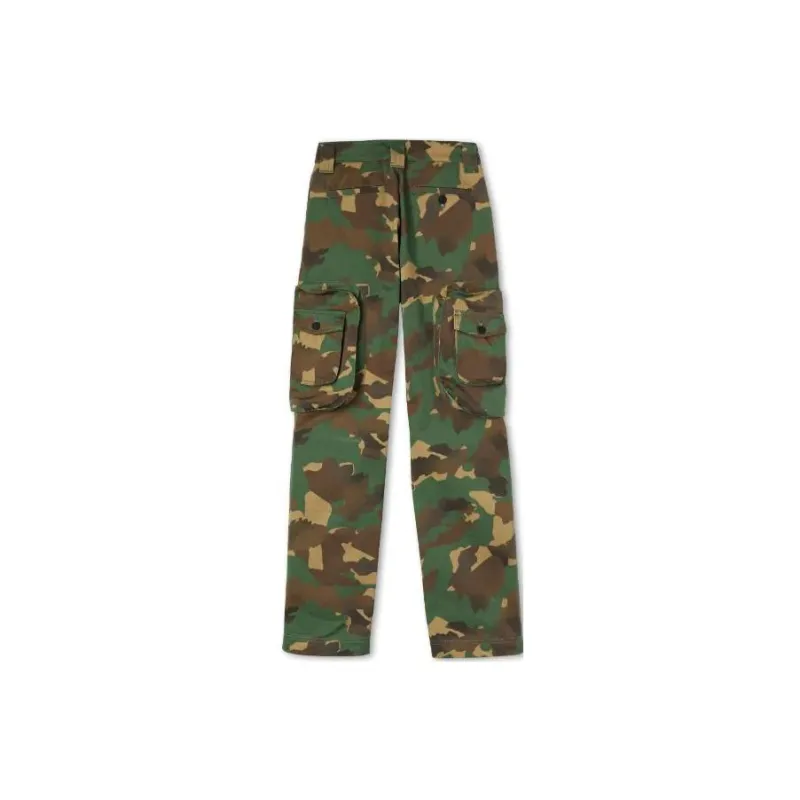 HERON PRESTON Cargo Pocket Trousers 'Camo'-1