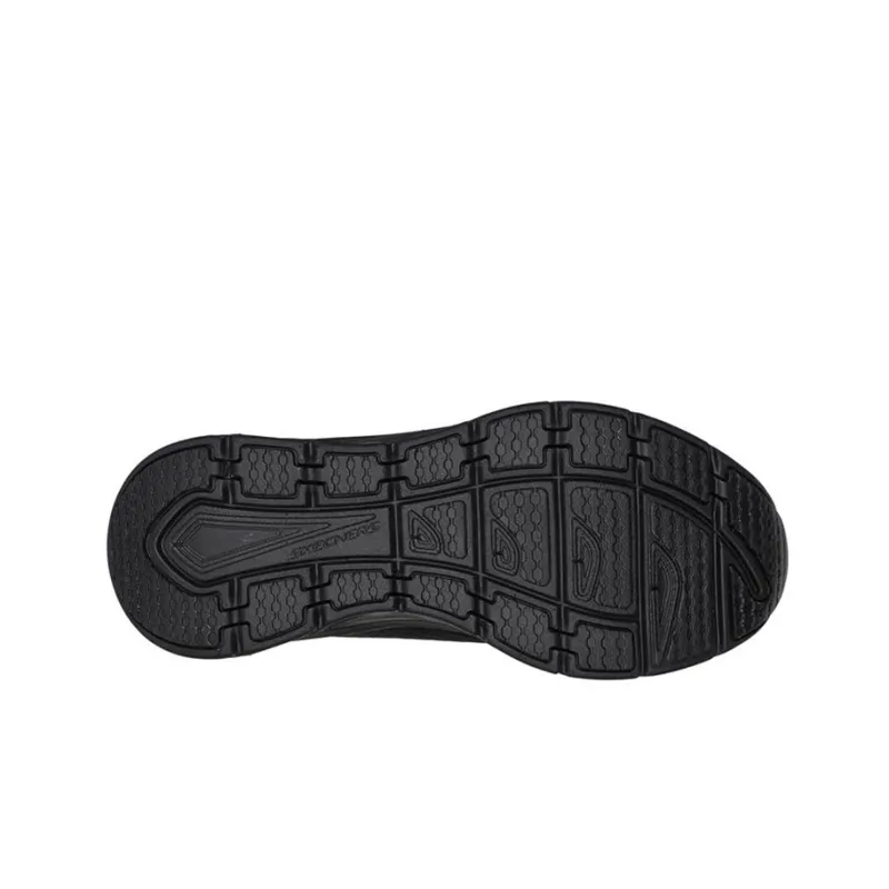 Skechers D'lux Walker Cushioning Anti Slip And Wear Resistant Low Top Casual Shoes Women's All Black-4