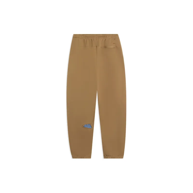 LiNing Skateboard Knitted Sweatpants Men Fox Brown-1