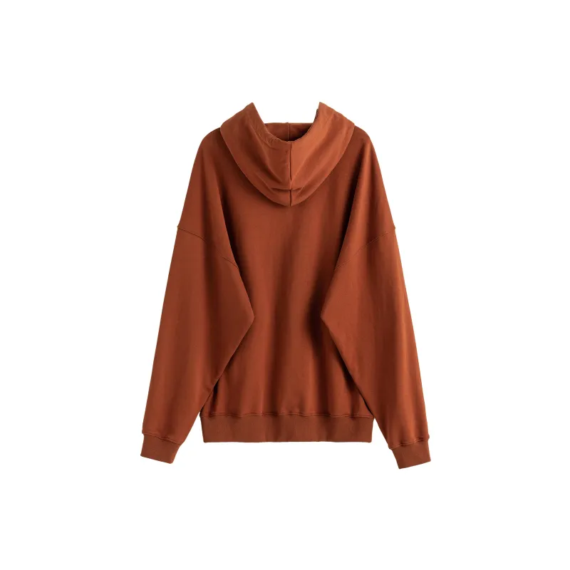 KXLFCHN Hooded Loose Fit Sweatshirt Fall Unisex-1