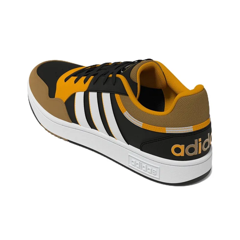 Adidas Hoops 3.0 'Black Brown Yellow White'-3