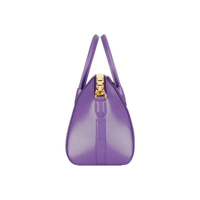 Givenchy Antigona Calfskin Shoulder Bag, Crossbody Bag, Handbag Mini Women's Purple-1