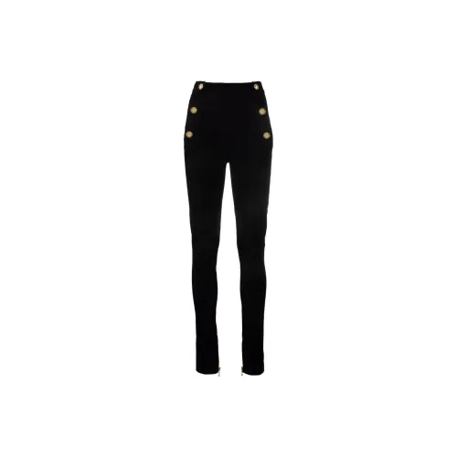 BALMAIN Knitted Sweatpants Women's Black