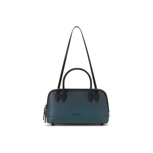 CHARLES&KEITH PU Handbag Regular Women's Green Holographic Peach Pink/Purple/Yellow