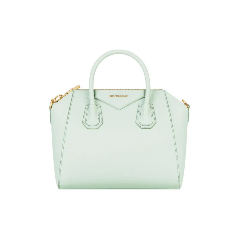 GIVENCHY Antigona Calfskin Shoulder Bag Crossbody Bag Handbag Small Size Women's Light Green-0