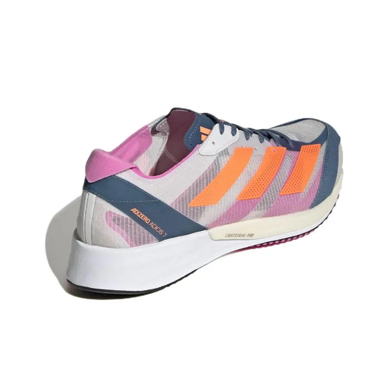 Adidas Adizero Adios 7 Dash Grey Solar Orange Wonder Steel-3