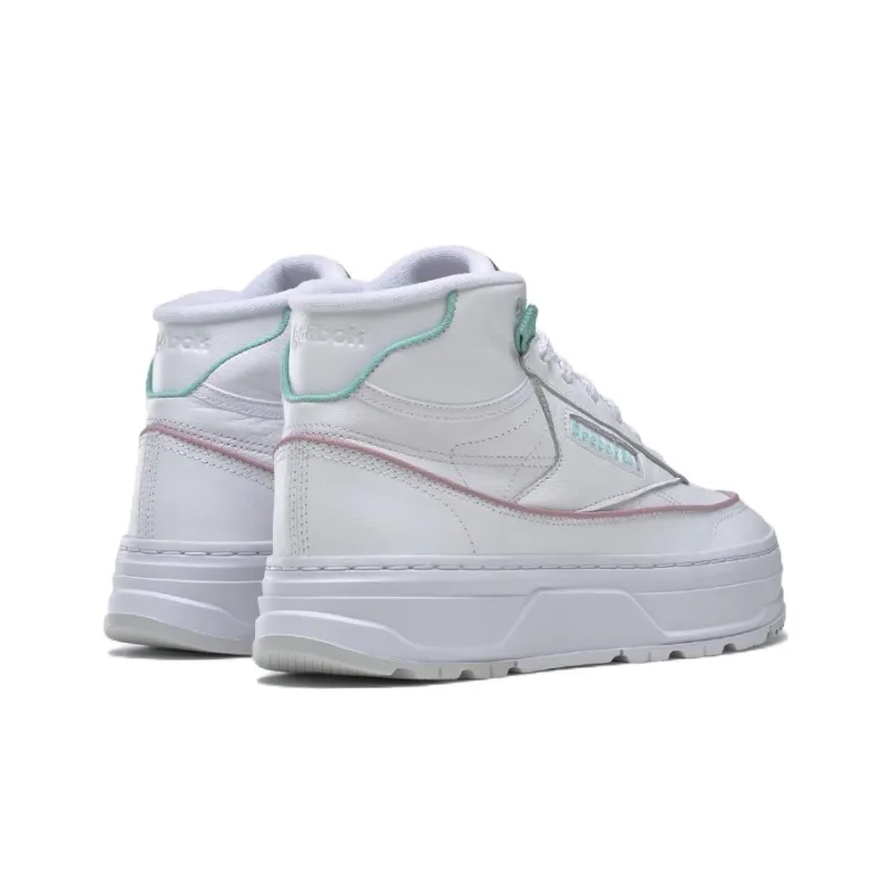 Reebok Women's Club C Geo Mid 'White Lilac Teal' Women's-3