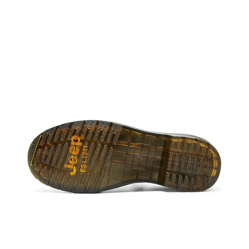 Jeep Dress Shoes Men Low Top Black-4