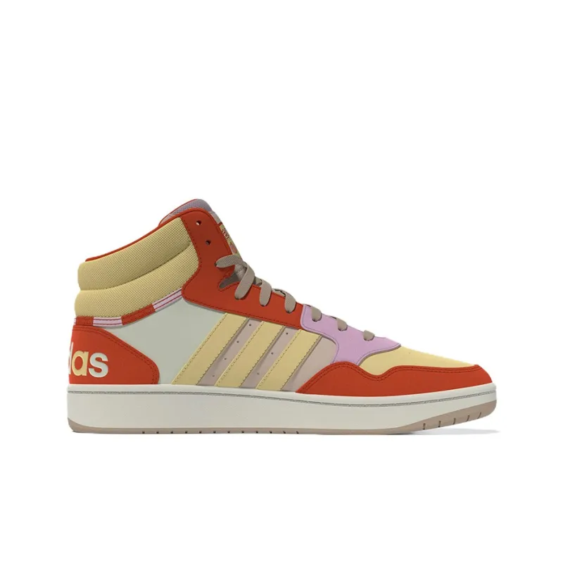 Adidas Hoops 3.0 Mid 'Orange Yellow' Women's-1