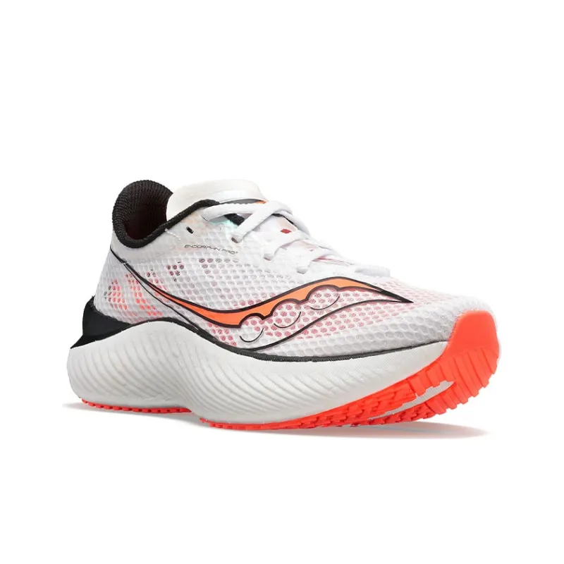 Saucony Endorphin Pro 3 White Vizi Red Women's-2