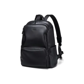GOLF Leather Backpack Tubas Men's Black