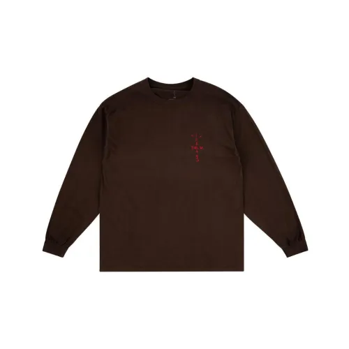 Travis Scott T-Shirts Men Brown