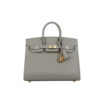HERMES Birkin Epsom Leather Birkin Bag Handbags Women's 0L Grismeyer Cumulus Gray
