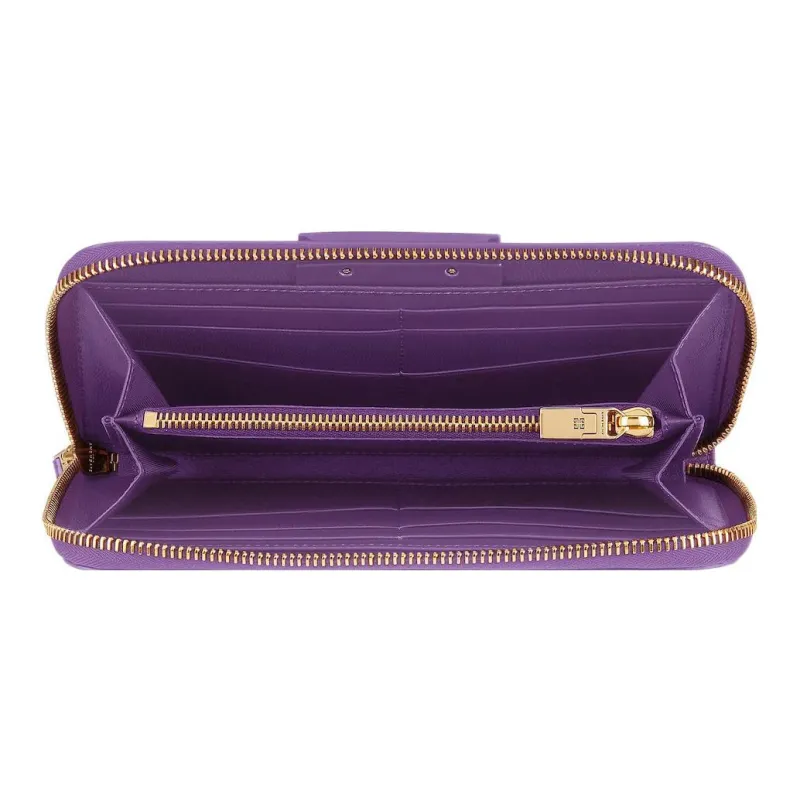 GIVENCHY Antigona Cow Leather Wallet Women's Electric Purple-3