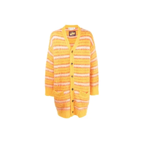 MARNI Sweaters Men Orange Yellow