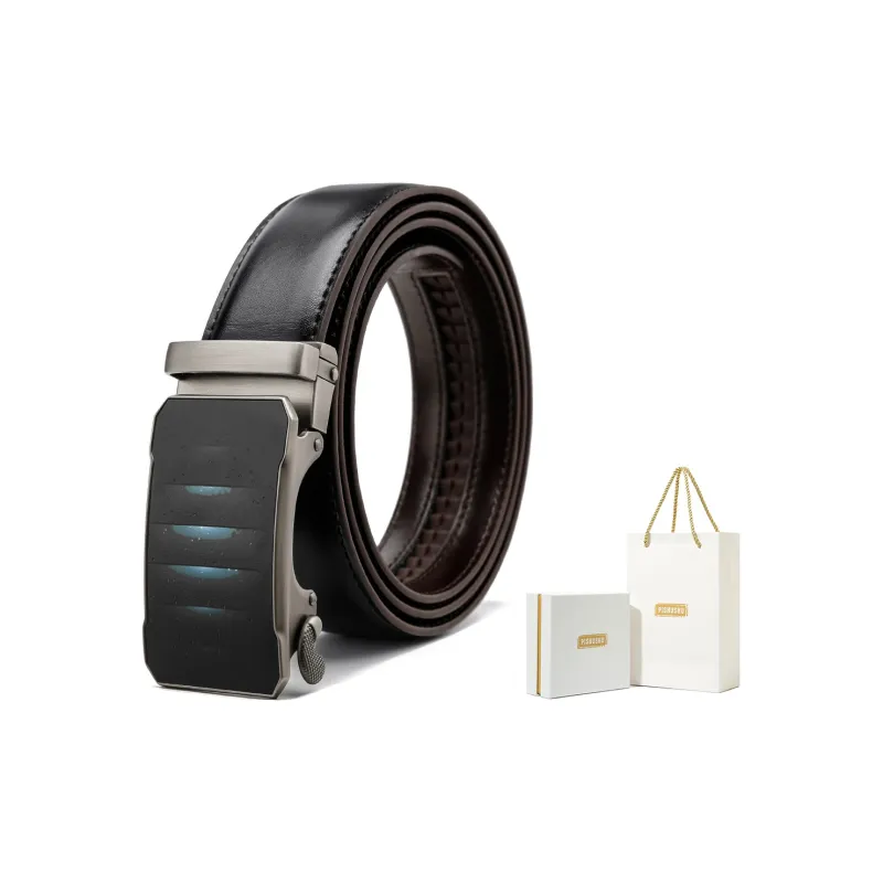 PISHUSHU Leather Belts Men-5