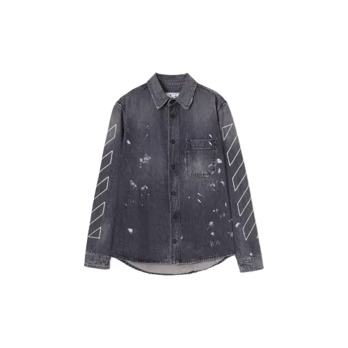 OFF-WHITE Shirts Men Gray