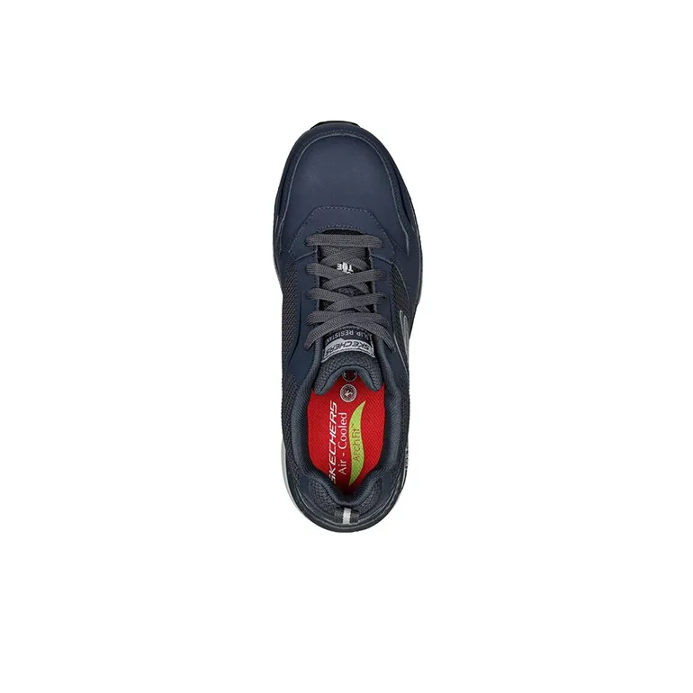 Skechers ARCH FIT SR Cushioning Anti-Slip And Wear-Resistant Low-Top Casual Shoes Men's Blue Gray-2