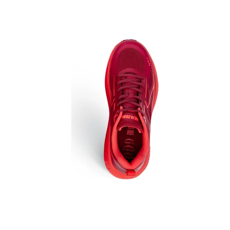 R2 REALRUN Faith 2 Low Top Running Shoes Unisex Red Trail Running-3