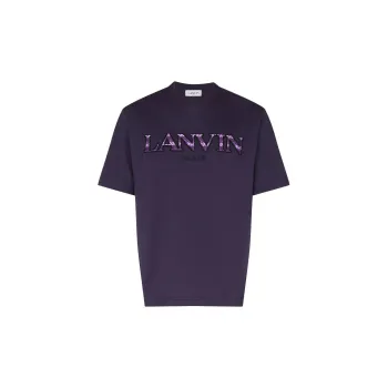Lanvin T Shirts Men Purple