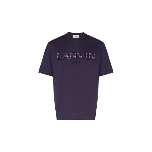 Lanvin T-Shirts Men Purple