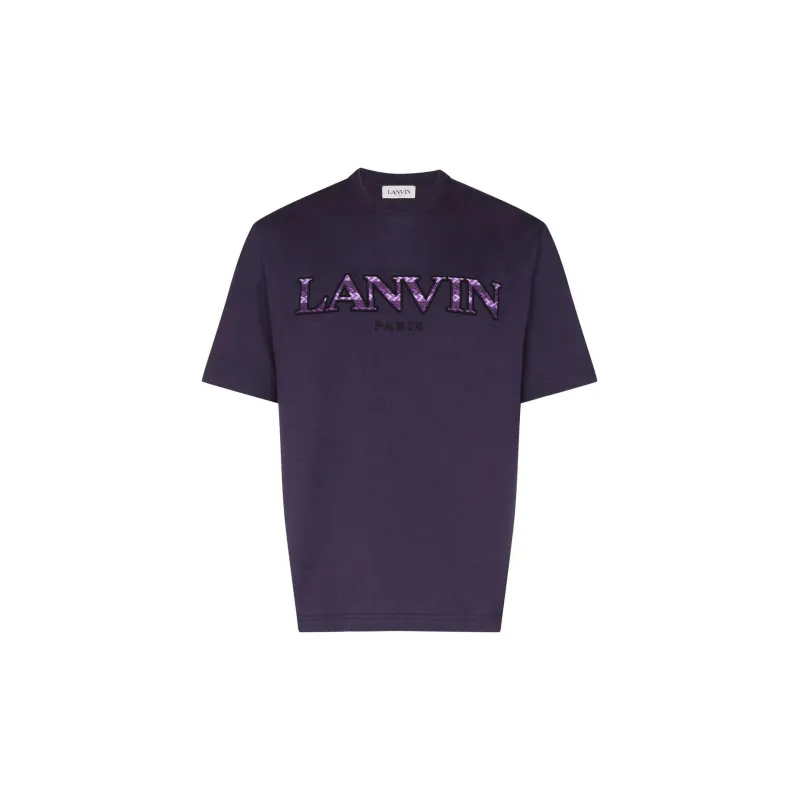 Lanvin T Shirts Men Purple-0