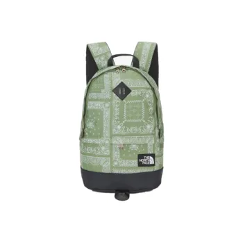 THE NORTH FACE Polyester Backpack Medium Size Unisex Green