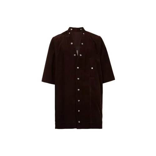 Rick Owens DRKSHDW Shirts Men Brown