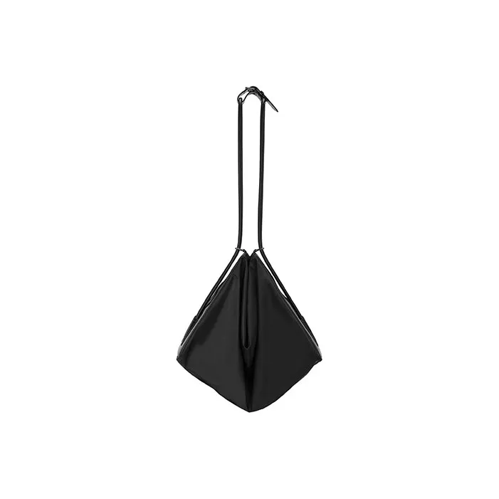 Lost In Echo Nylon Fabric Tote Bag, Shopping Bag, One Shoulder Handheld Crossbody Bag, Bag Tubas Women's Black-4