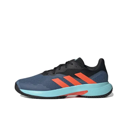 Adidas CourtJam Control Tennis Shoes Men Low-Top Blue/Red