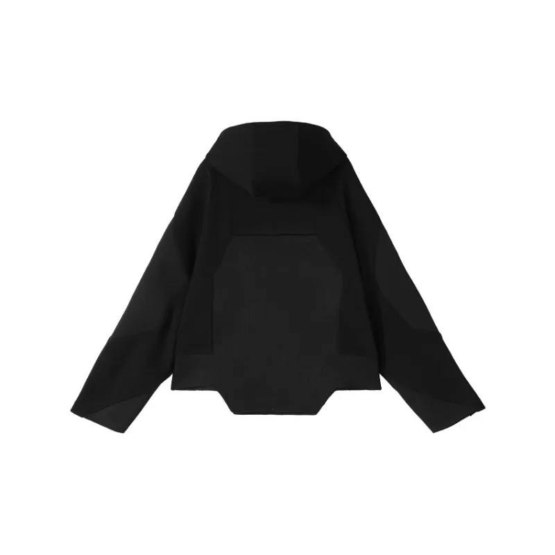 NORVINCY Solid Color Raglan Sleeve Hoodie Unisex-1