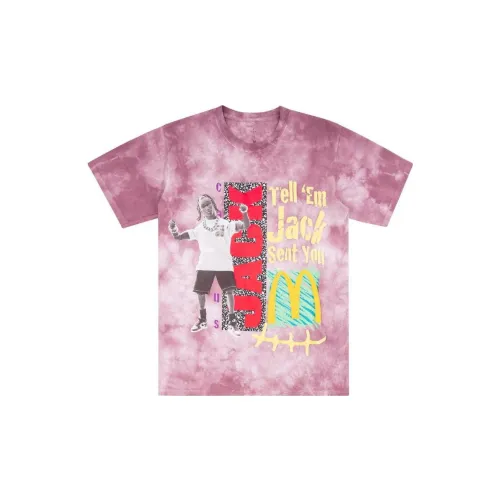 Travis Scott T-Shirts Men Rose Red