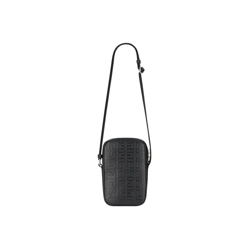Givenchy Embossed Logo Vertical Bag Small Black/White-2