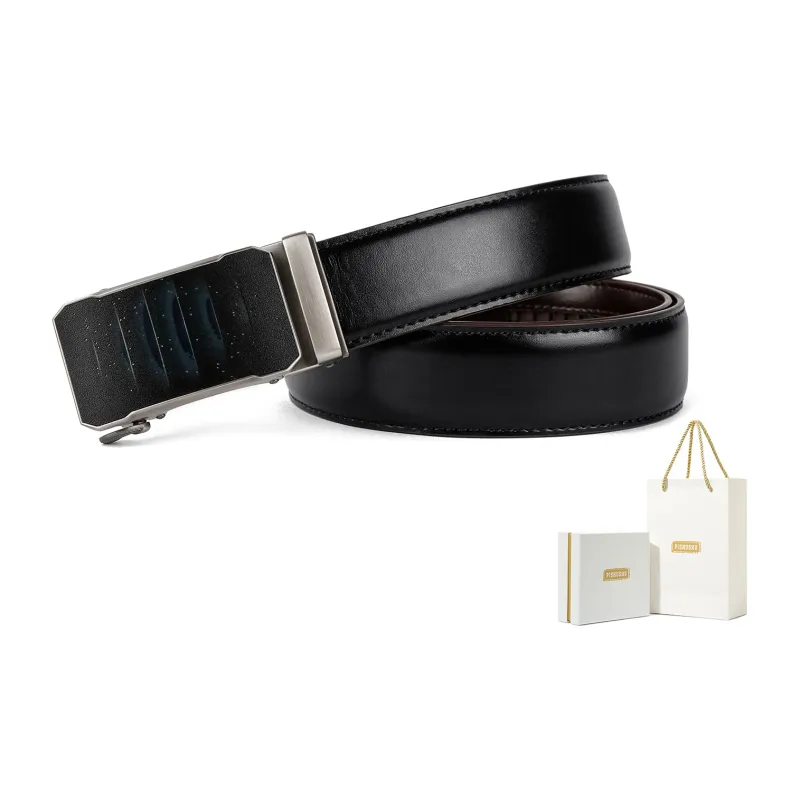 PISHUSHU Leather Belts Men-0