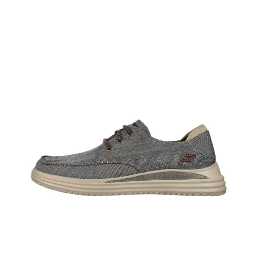 Skechers Proven Casual Shoes Men Low-Top Brown/Gray