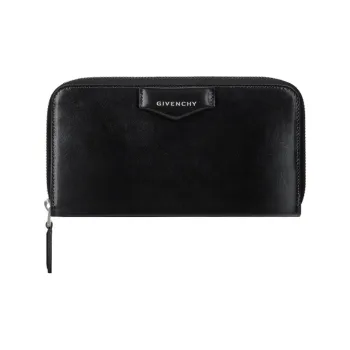 Givenchy Antigona Cow Leather Wallet Women's Black