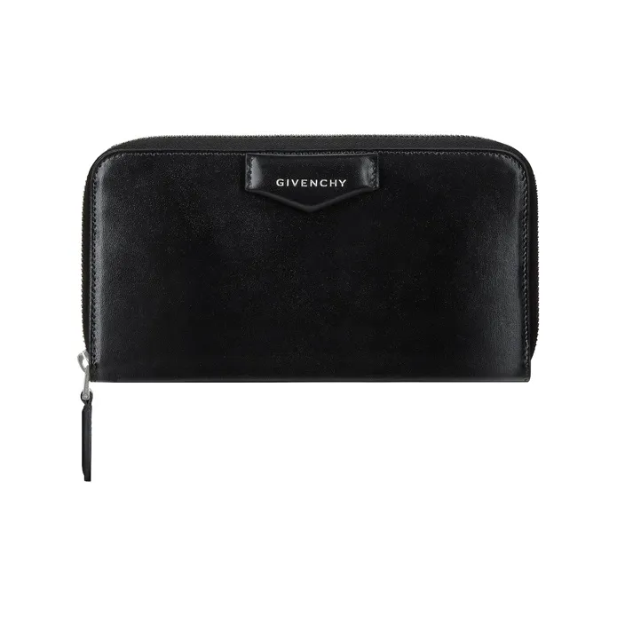 Givenchy Antigona Cow Leather Wallet Women's Black-0