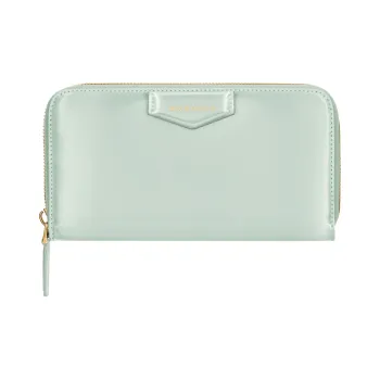 Givenchy Antigona Cow Leather Wallet Women's Light Green