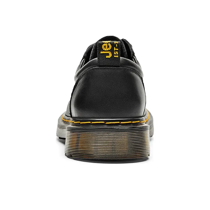Jeep Dress Shoes Men Low Top Black-3