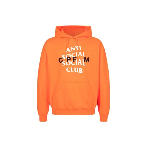 Cactus Plant Flea Market X ANTI SOCIAL SOCIAL CLUB Sweatshirts Men Orange