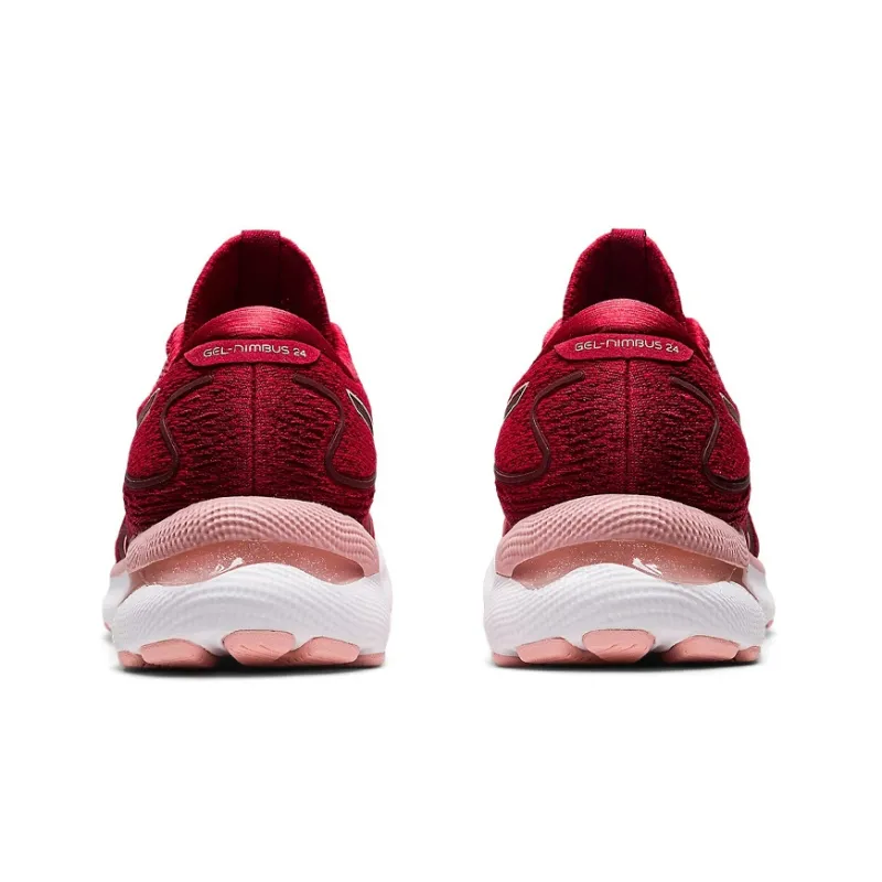 Asics Gel Nimbus 24 'Cranberry Frosted Rose' Women's-4