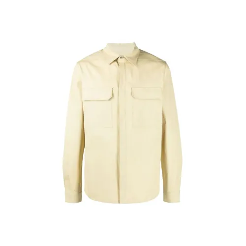 Rick Owens DRKSHDW Shirts Men Light Yellow