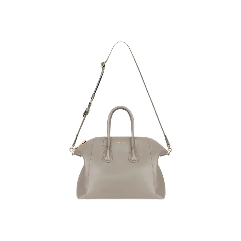 GIVENCHY Antigona Calfskin Shoulder Bag Crossbody Bag Handbag Small Size Women's Gray-3