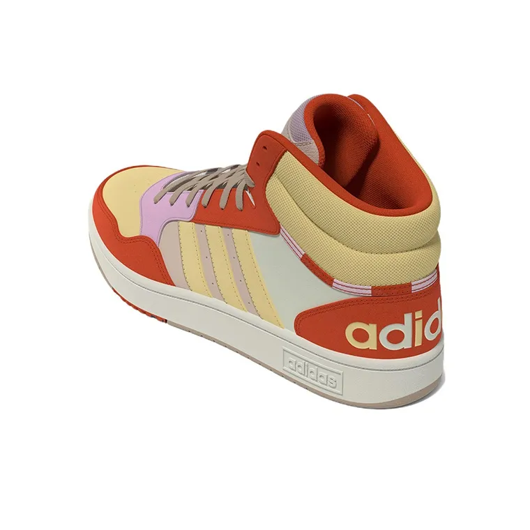 Adidas Hoops 3.0 Mid 'Orange Yellow' Women's-3