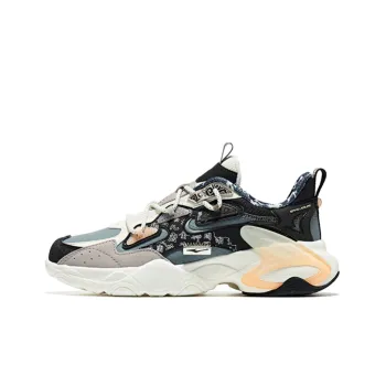 Erke Henan Museum Casual Shoes Women's Low Top Black/Space Nude