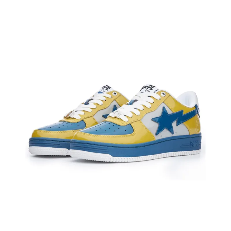 BAPE A BATHING APE Bape Sta Nostalgic Blue Yellow-2